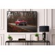 Quadro Decorativo Mustang em Adesivo com Moldura Caixa