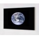 Quadro Decorativo Planeta Terra em Adesivo com Moldura Caixa