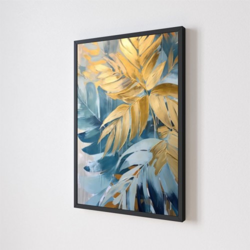 Quadro Decorativo Árvore em Adesivo com Moldura Caixa