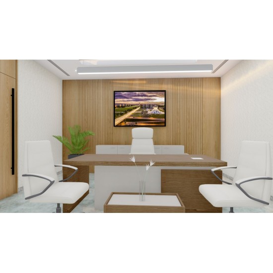 Quadro Decorativo Brasília em Adesivo com Moldura Caixa