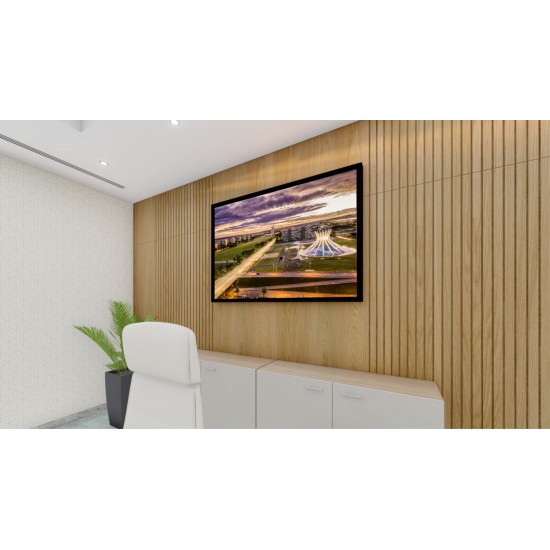 Quadro Decorativo Brasília em Adesivo com Moldura Caixa