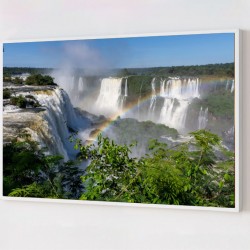 Quadro Decorativo Cataratas do Iguaçu em Adesivo com Moldura Caixa