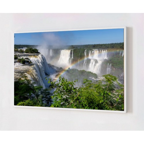 Quadro Decorativo Cataratas do Iguaçu em Adesivo com Moldura Caixa