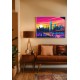 Quadro Decorativo New York Arte Colorida em adesivo com moldura caixa Quadro Decorativo New York Arte Colorida em adesivo com moldura caixa