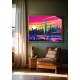 Quadro Decorativo New York Arte Colorida em adesivo com moldura caixa Quadro Decorativo New York Arte Colorida em adesivo com moldura caixa