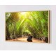 Quadro Decorativo Floresta em Adesivo com Moldura Caixa