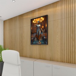 Quadro Decorativo Advocacia em Adesivo com Moldura Caixa Quadro Decorativo Advocacia em Adesivo com Moldura Caixa