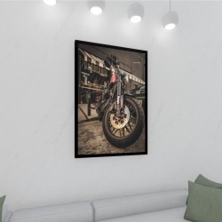 Quadro Decorativo Barbearia Adesivo com Moldura Caixa Quadro Decorativo Barbearia Adesivo com Moldura Caixa