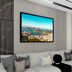 Quadro Decorativo Rio de Janeiro em Adesivo com Moldura Caixa