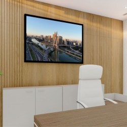 Quadro Decorativo São Paulo em Adesivo com Moldura Caixa