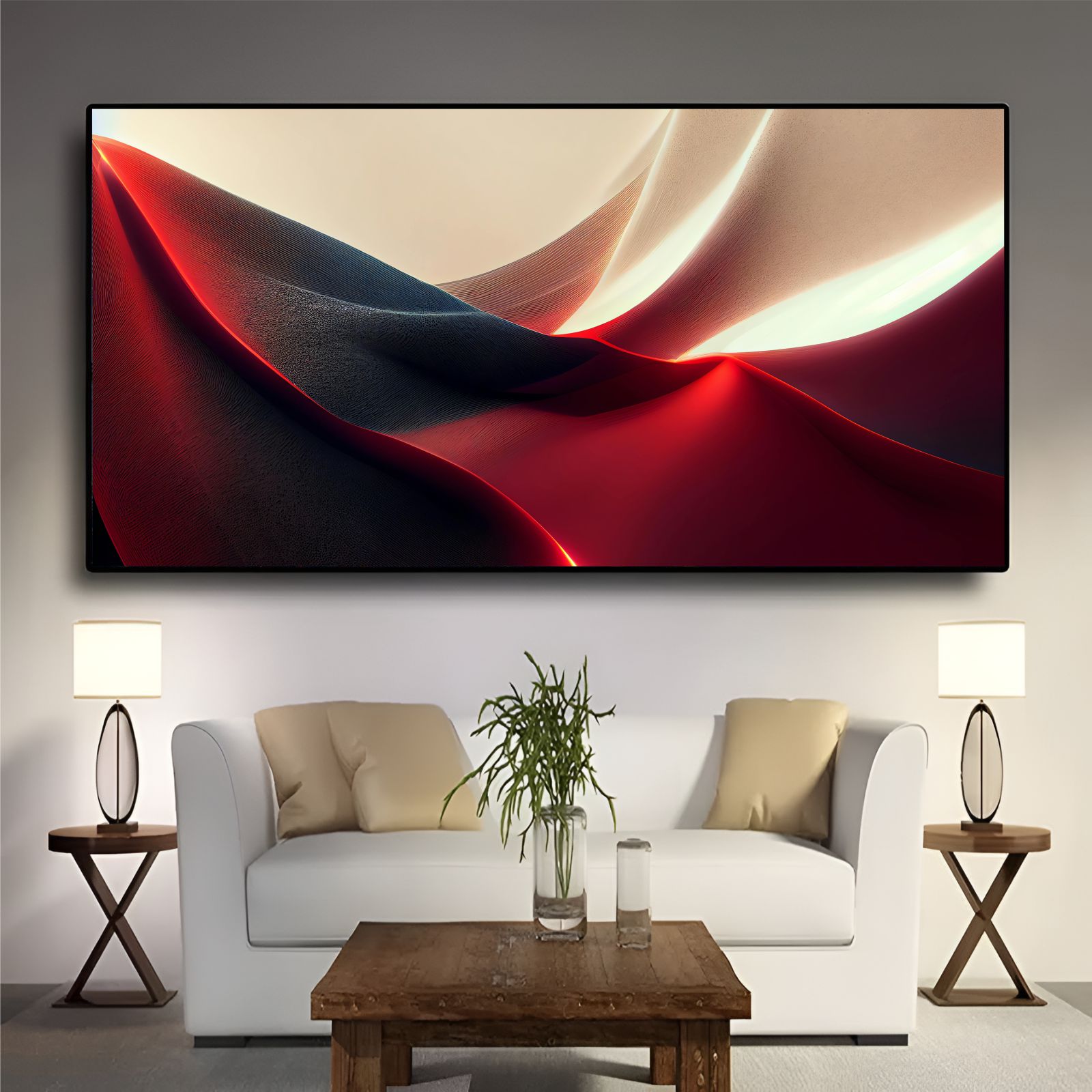 Quadro Decorativo Árvore Da Vida Flores Brancas Ouro