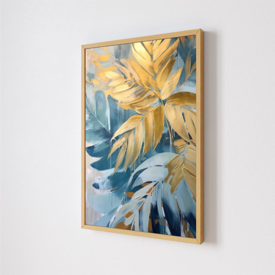 Quadro Decorativo Árvore em Adesivo com Moldura Caixa