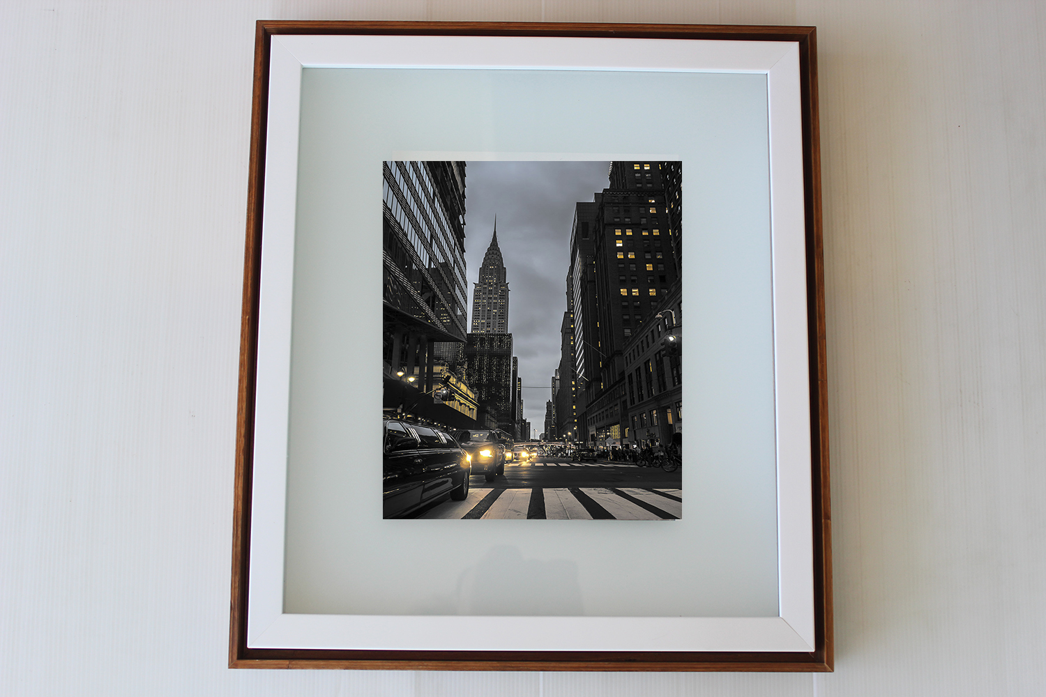 Quadro Duas Molduras e Vidro