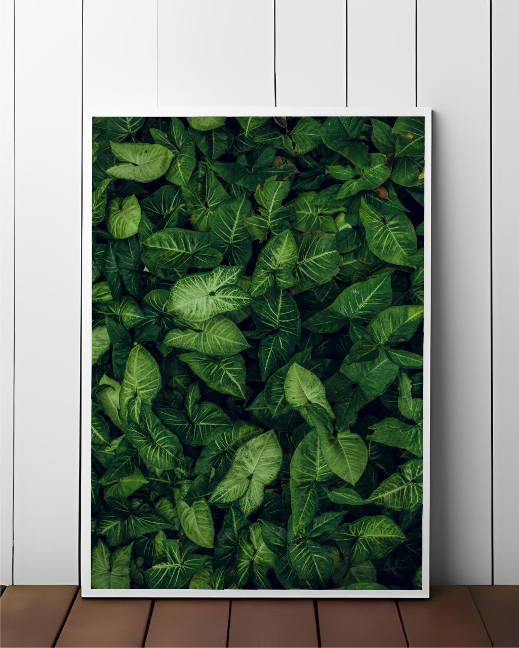 Quadro Decorativo Folhas Tropicais Moderno Biofílico