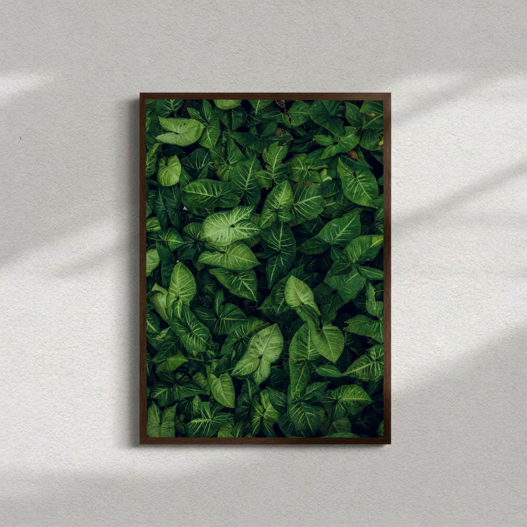 Quadro Decorativo Folhas Tropicais Moderno Biofílico