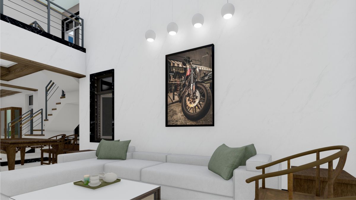Quadro Decorativo Barbearia Adesivo com Moldura Caixa
