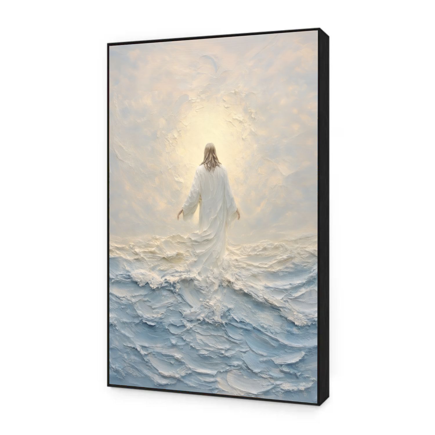 Quadro Decorativo Jesus Cristo Caminhando Sobre As Águas