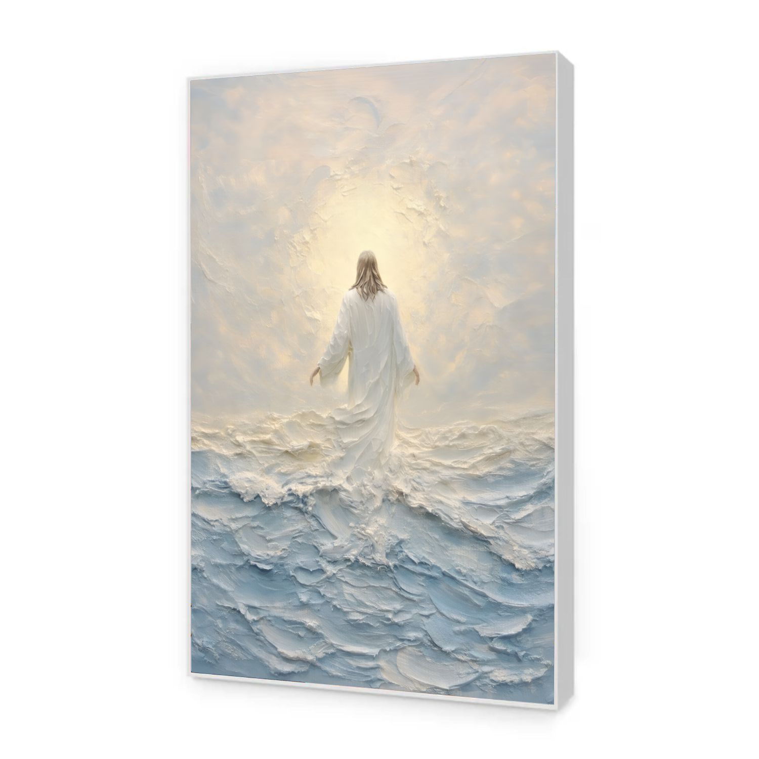 Quadro Decorativo Jesus Cristo Caminhando Sobre As Águas