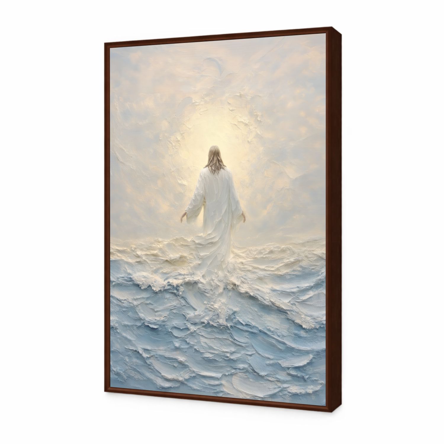 Quadro Decorativo Jesus Cristo Caminhando Sobre As Águas